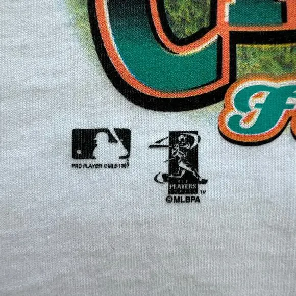Vintage Florida Marlins Caricature World Series Champs 1997 MLB Baseball T Shirt - Picture 6 of 12